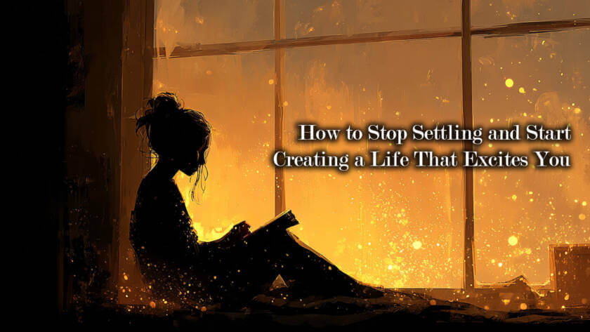 How to Stop Settling and Start Creating a Life That Excites You