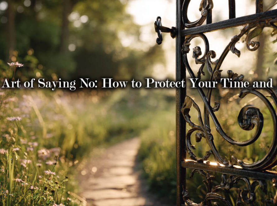 The Art of Saying No: How to Protect Your Time and Energy
